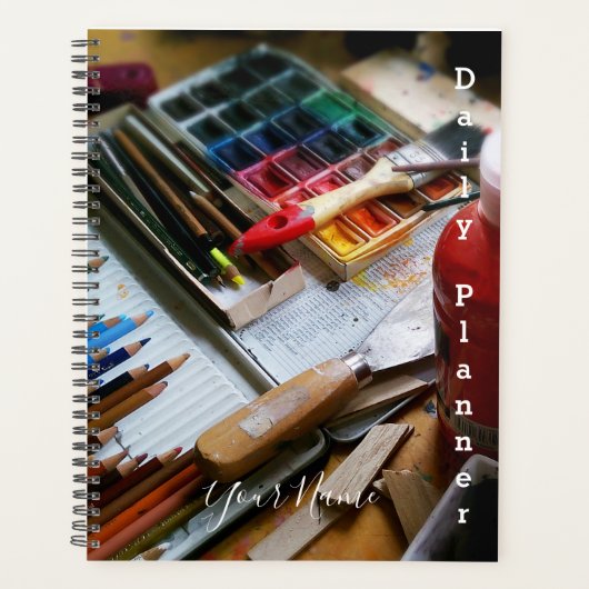 アーティスト用品デイリー planner- HAMbWG プランナー手帳 (正面)