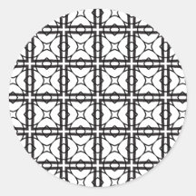 アーティスト白黒のジオメトリグリッドの背景