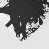 アーティスト白黒ラージ抽象芸術ループ三角形 薄葉紙 (詳細)