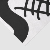 アーティスト白黒ラージ抽象芸術波形テクスチャ 薄葉紙 (詳細)