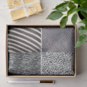 アーティスト白黒動物の非表示テクスチャ 薄葉紙 (ギフト)