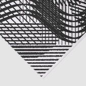 アーティスト白黒大きい波線パターンテクスチャ 薄葉紙 (詳細)