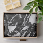 アーティスト白黒抽象芸術大理石テクスチャ1a 薄葉紙 (ギフト)