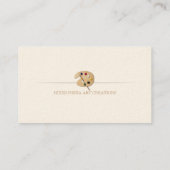 アーティスト素晴らし |ヴィンテージプロフェッショナル 名刺 (裏面)