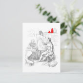 アーティスト絵を描の死 ポストカード (スタンド正面)