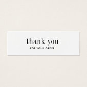アーティスト製エレガント品注文サンキューカード (正面)