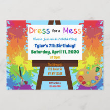 アーティスト誕生日パーティーの招待