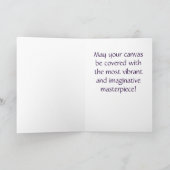 アーティスト、アート·スチューデント、先生 カード (内部)