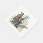 アーティスト・イン・ワーク スタンダードランチョンナプキン (角)