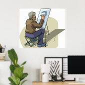 アーティスト・イン・ワーク ポスター (ホームオフィス)