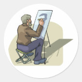 アーティスト・イン・ワーク ラウンドシール (正面)