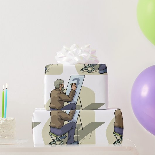 アーティスト・イン・ワーク ラッピングペーパー