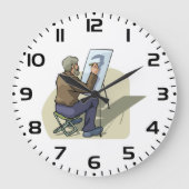 アーティスト・イン・ワーク ラージ壁時計 (正面)