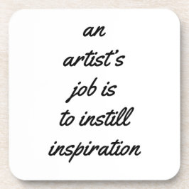 アーティスト・ジョブ・懸命・プラスチック・コースター コースター