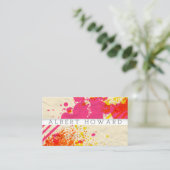 アーティスト |スパー絵を描ター |ペインターモダンクリエーター 名刺 (スタンド正面)