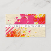 アーティスト |スパー絵を描ター |ペインターモダンクリエーター 名刺 (正面)