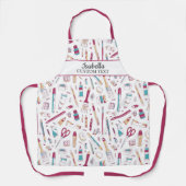 アーティスト・スモックとアート用品パーソナライズされた名 エプロン (正面)