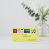 アーティスト、フォトグラファー、ザズラーの名刺 名刺 (スタンド正面)