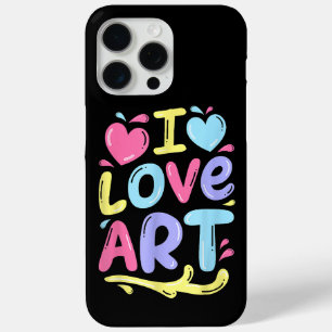 アーティスト・ペインターのギフト、アートカラフルが大好き絵を描。 iPhone 15 PRO MAXケース