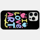 アーティスト・ペインターのギフト、アートカラフルが大好き絵を描。 Case-Mate iPhoneケース (裏面 (横))