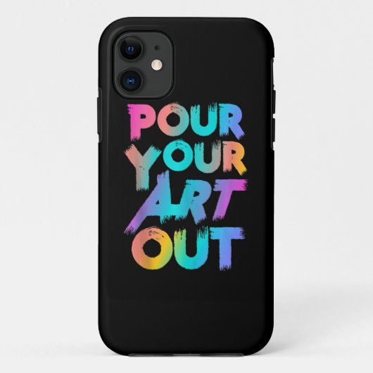 アーティスト・ペインター・アクリル絵画ズからアートを注ぐ Case-Mate iPhoneケース (裏面)