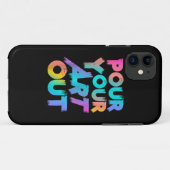 アーティスト・ペインター・アクリル絵画ズからアートを注ぐ Case-Mate iPhoneケース (裏面(横))