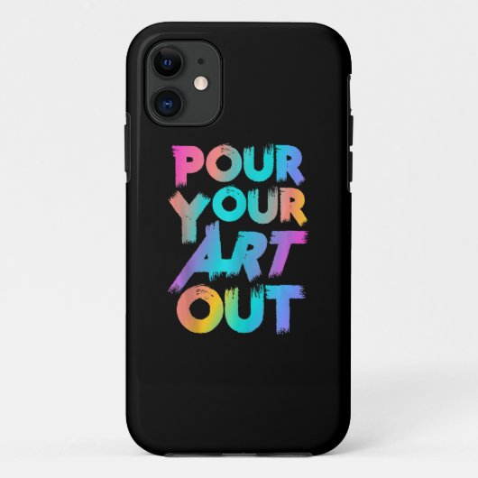 アーティスト・ペインター・アクリル絵画ズからアートを注ぐ Case-Mate iPhoneケース (裏面)