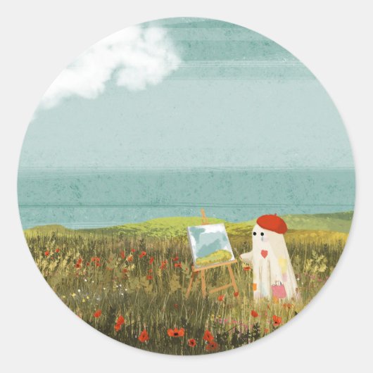 アーティスト ラウンドシール (正面)