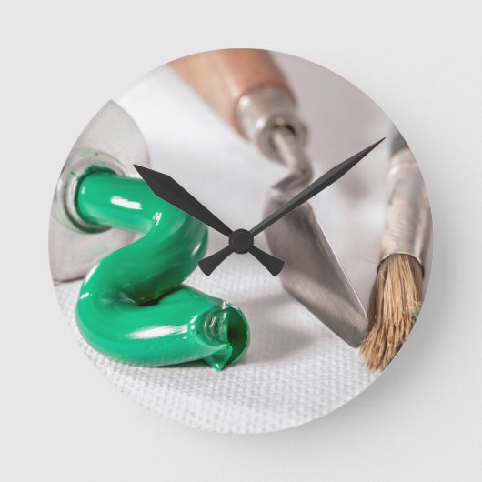 アーティスト ラウンド壁時計 (正面)