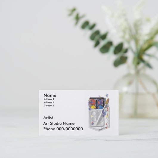 アーティスト 名刺 (スタンド正面)