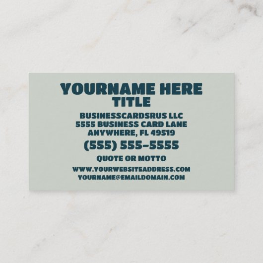 アーティスト 名刺 (裏面)