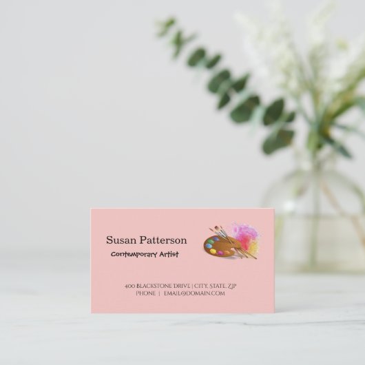 アーティスト 名刺 (スタンド正面)