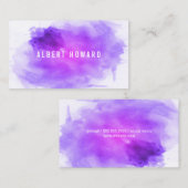 アーティスト |水彩 名刺 (正面/裏面)