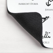 アーティスト – 署名 – 5クラシカル番アーティスト マウスパッド (コーナー)