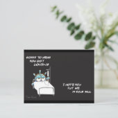 アーティストDan YouraによるシリーズのCOVIDポストカード#2 ポストカード (スタンド正面)