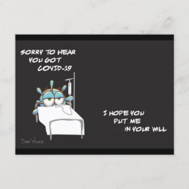 アーティストDan YouraによるシリーズのCOVID ポストカード＃2 ポストカード