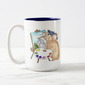 アーティストPika Plein Air Painter Yosemite ツートーンマグカップ (左)