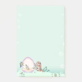 アーティストSTEPHANIE dのボトルMermaidのメッセージ ポストイット