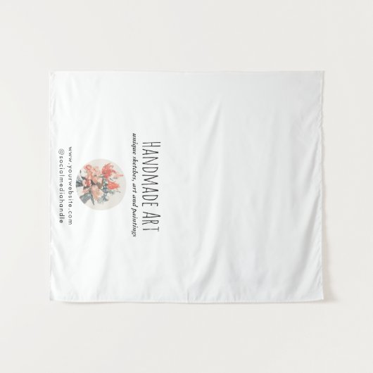 アーティスポップ・アートのトアップショップテーブルランナーサインフォトベンダー タペストリー (正面(横))