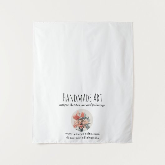 アーティスポップ・アートのトアップショップテーブルランナーサインフォトベンダー タペストリー (正面)