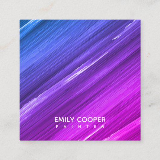 アーティスモダント画家アートワークスタジオ コーリングカード (正面)