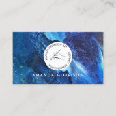 アーティスモダント画家サークルの手のロゴ 名刺 (正面)