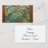 アーティスユニークトパティナレザールビジネスカード 名刺 (正面/裏面)