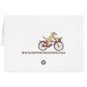 アーティスユーモアのあるト漫画アートインストラクターカー空白のド (裏面横)