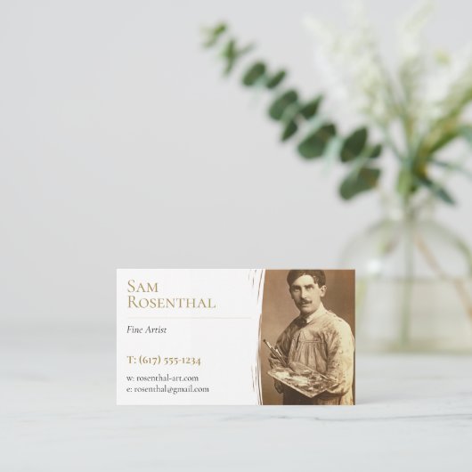 アーティス伝統的素晴らしト |アーティストの写真 名刺 (スタンド正面)