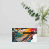 アーティス伝統的素晴らしト |ペインター 名刺 (スタンド正面)