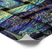 アーティス実在ト・ヴァンゴッホ引用文 ポスター (角)