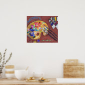 アーティス祝トプリント ポスター (キッチン)