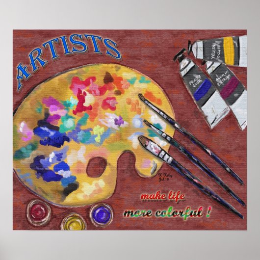 アーティス祝トプリント ポスター (正面)