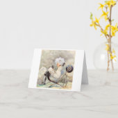 アーティス空白のトのオリジナルのアートワーク付きノートカード カード (黄色い花)